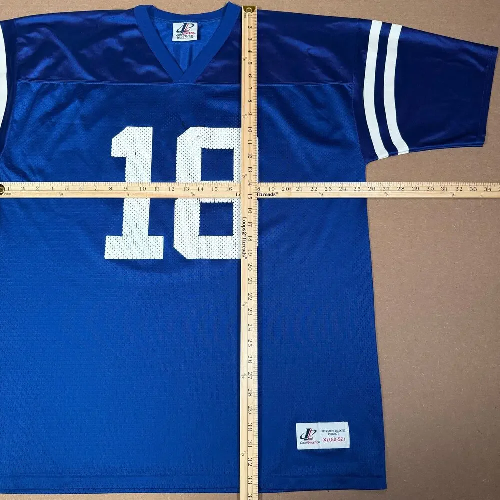 Vintage Indianapolis Colts Peyton Manning #18 Logo Athletic NFL Jersey Mens XL